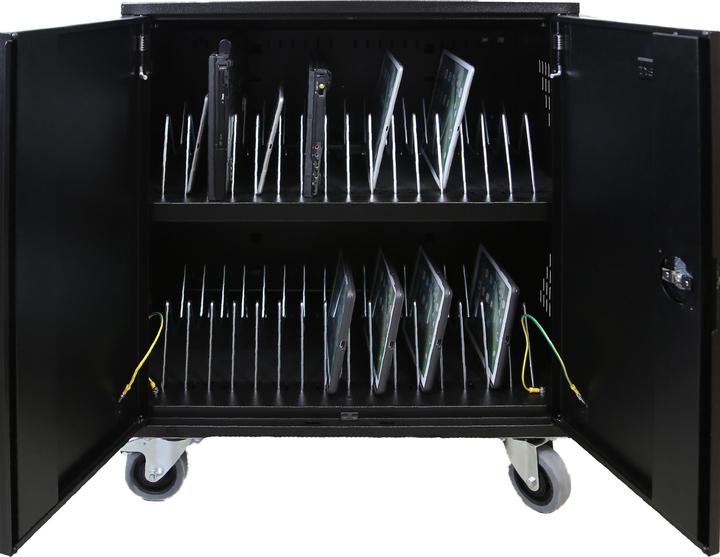 Immagine prodotto Leba NoteCart Flex Extended 24 - Carrello (solo ricarica) per 24 tablet / notebook - verri
