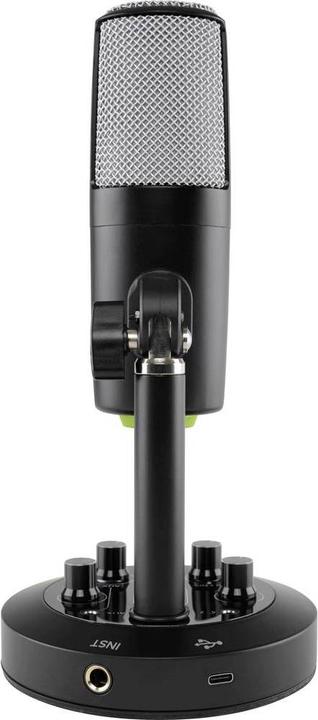 Produktbild Mackie USB Studiomikrofon CHROMIUM Metallgehäuse, Standfuss, inkl. Kabel