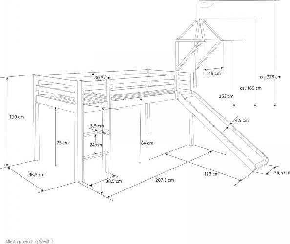Image du produit Homestyle4u Pirates (90 x 200 cm)