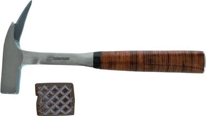 Actual product image BRW Roofing hammer forged, with leather grip (600 g)