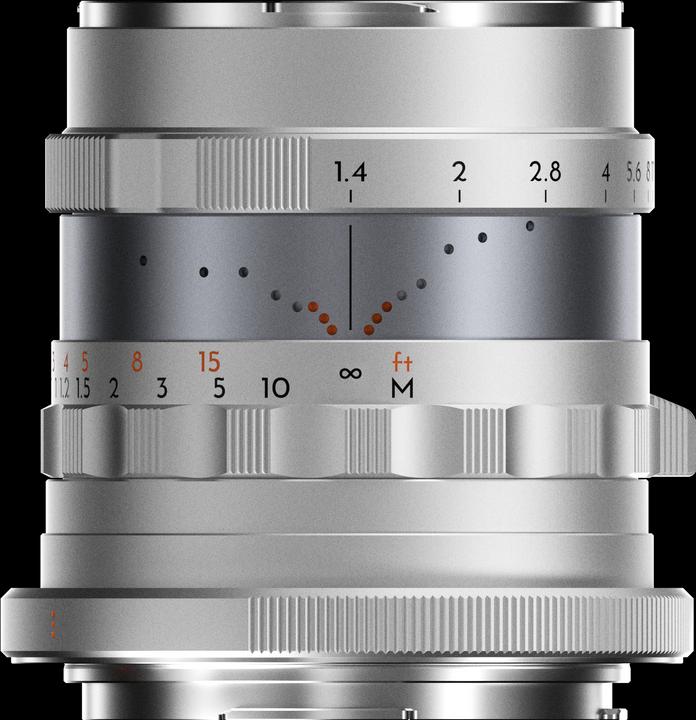 Actual product image Thypoch Full-frame Photography Lens Simera 28mm f1.4 for Canon RF Mount - Silver (Canon RF, full size)
