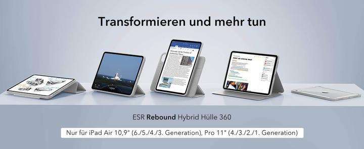 Immagine prodotto ESR Custodia ibrida Rebound (iPad Air 2020 (4. Gen), iPad Air 2022 (5a generazione))