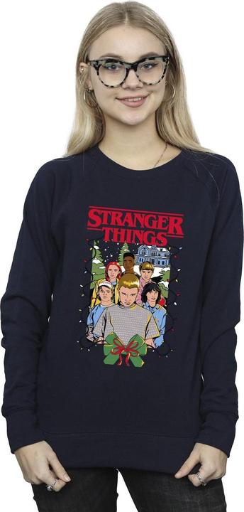 Produktbild Netflix Stranger Things Christmas Poster Sweatshirt (XXL)
