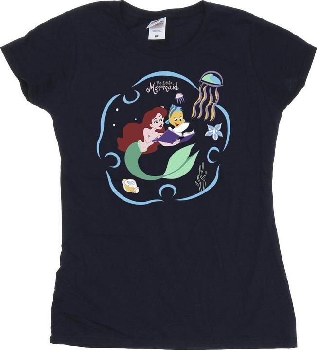 Produktbild Disney The Little Mermaid Reading A Book TShirt (L)