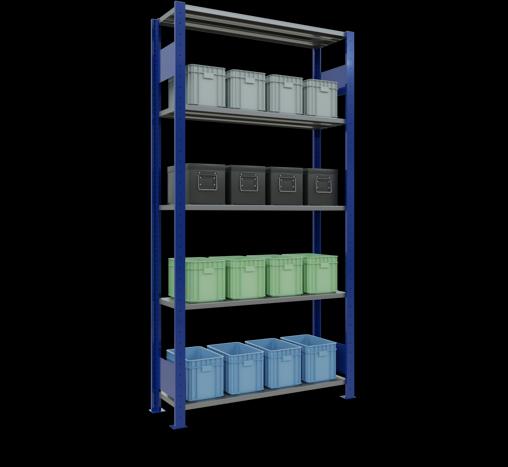 Image du produit Schulte Lagertechnik Système d'emboîtement pour rayonnage de base MULTIplus85 avec traverse de longueur