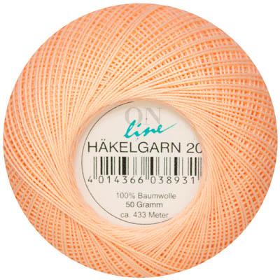 Actual product image Online HÄKELGARN thickness 20 50 g thickness 20 433 m 0043 50 g (433 m)