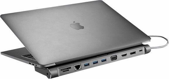 XtremeMac Type-C Hub Station - 12 Ports (USB-A, USB-C, 12 Ports)