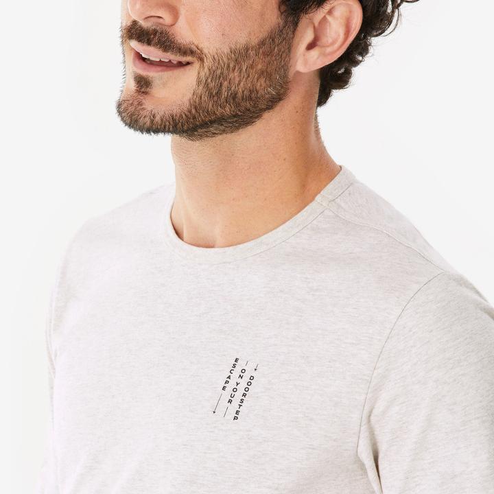 Actual product image Quechua Wandershirt Herren- NH100 beige (4XL)