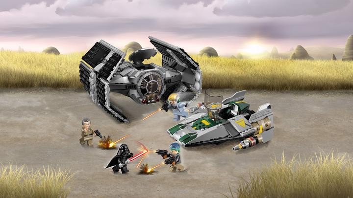 Image du produit LEGO Star Wars TIE Advanced de Vador contre A-Wing Starfigh (75150, LEGO Star Wars)
