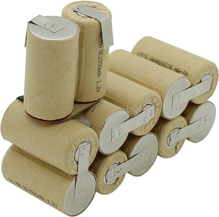 Actual product image XCell Insert for tool battery NiMH 14.4V 2.0Ah for self-installation suitable for Alpha-Tools AccuPack (14.4 V)