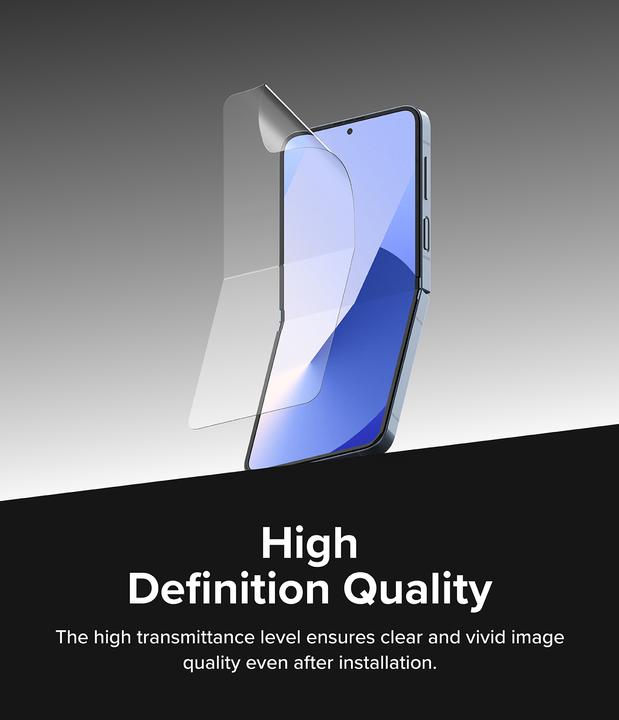 Immagine prodotto Ringke Screen Protector for Galaxy Z Flip 6 DUAL EASY FILM 2 pack (2 Pezzo/i, Samsung Galaxy Z Flip6)