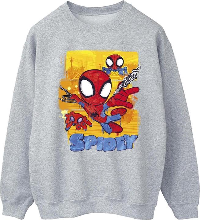 Immagine prodotto Spidey And His Amazing Friends Flying Felpa Uomo (4XL)
