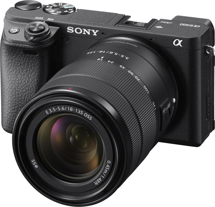 Sony Alpha 6400 Kit (18 - 135 mm, 24.20 Mpx, APS-C / DX)