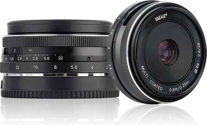 Actual product image Meike 28mm f/2.8 Fuji X (Fujifilm X, APS-C / DX)