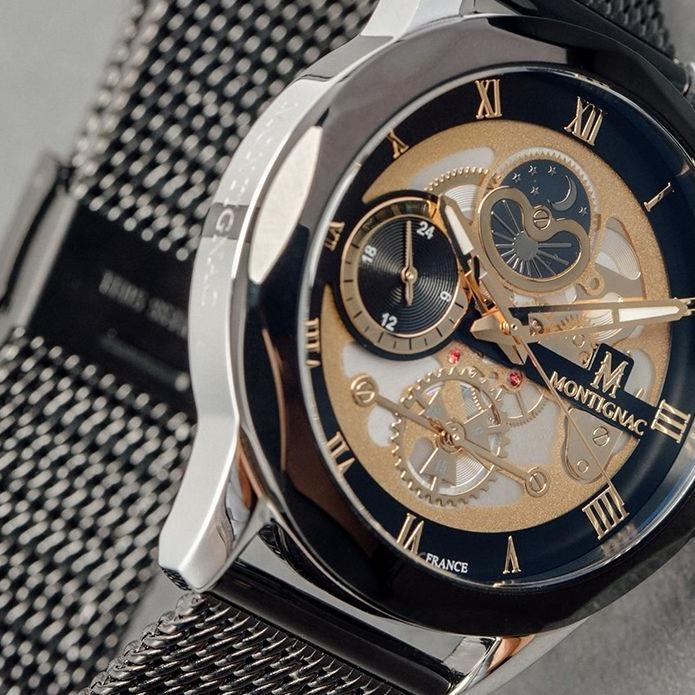 Immagine prodotto Montignac Orologio Round (Orologio da polso analogico, 42 mm)