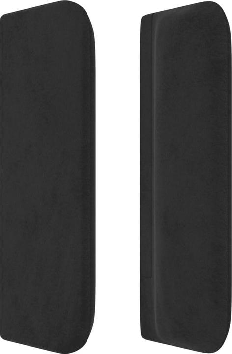 Produktbild VidaXL Kopfteil mit Ohren Schwarz 103x16x118/128 cm Samt,Farbe (103 x 16 x 128 cm)