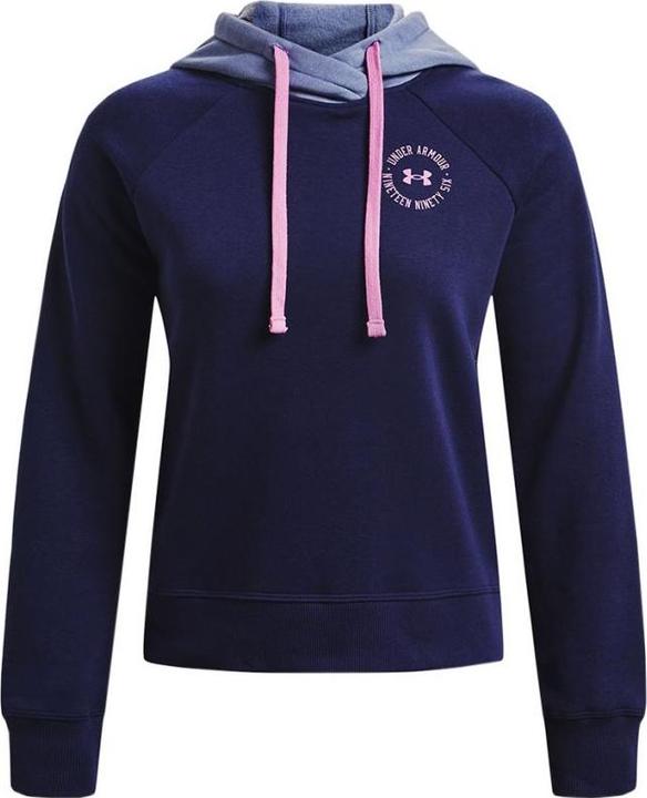 Image du produit Under Armour Sweat à capuche femme Rival Fleece CB bleu marine 1373031 410 (S)