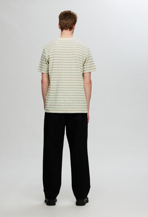 Image du produit Selected Homme Slhsune Stripe Pocket Ss O-Neck Tee (L)