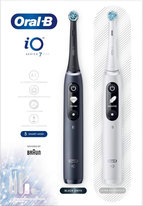 Productafbeelding Oral-B iO Serie 7 + Gevoelig Duo (Oscillerende tandenborstel)