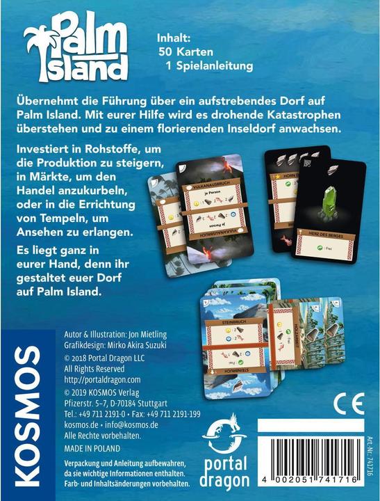 Actual product image Kosmos Palm Island (German)