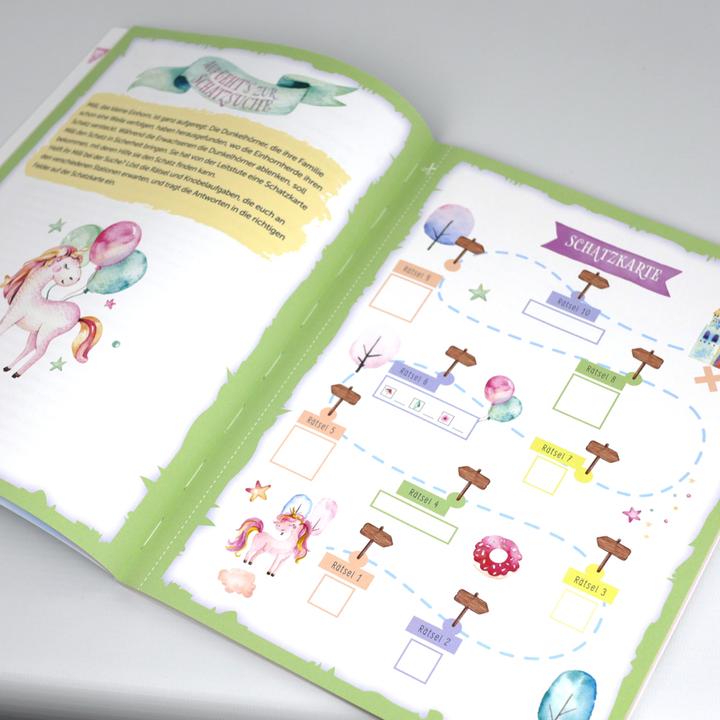 Image du produit Die Einhorn-Schatzsuche/-Schnitzeljagd für deinen Kindergeburtstag (Allemand, 2022)