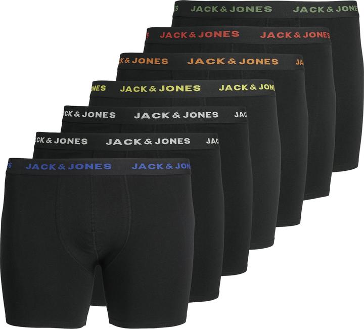 Jack & Jones Jacbasic Trunks 7 Pack Noos Pls (5XL, 7er Pack)