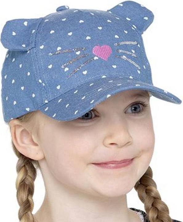 Produktbild Bertie & Bo Girls Cat Baseball Cap (One Size)