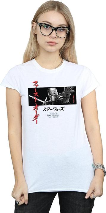 Immagine prodotto Star Wars The Rise Of Skywalker Kylo Ren Katakana Art Stripe Maglietta Donna (S)