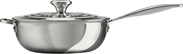 Immagine prodotto Le Creuset 3 strati Plus (24 cm, Padella per friggere, Acciaio inossidabile)