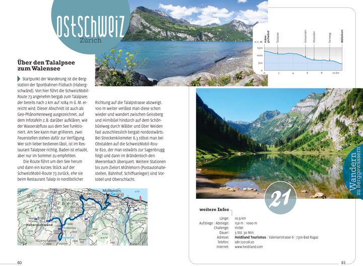 Immagine prodotto Freizeitführer Erlebnis Schweiz Wandern zu Berggewässern (Tedesco, Corridoio Kümmerly+Frey AG, 2024)