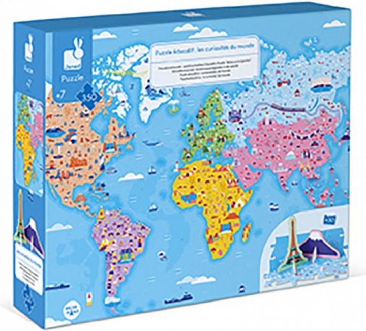 Actual product image Janod Sights puzzle (350 pieces)