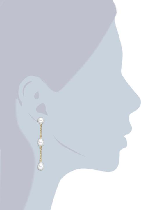Immagine prodotto Valero Pearls Perle d'acqua dolce d'argento da donna coltivate in oro giallo - 15042 (Argento)