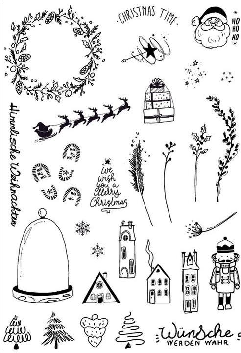 Produktbild VBS Silikonstempel "Christmas Time"