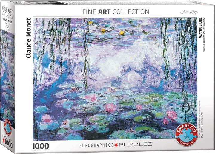 Actual product image Eurographics Water Lilies by Claude Monet (1000 pieces)
