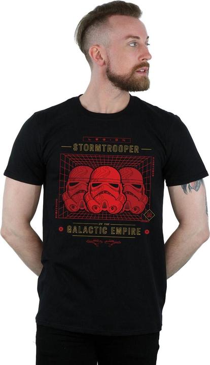 Immagine prodotto Star Wars Stormtrooper Legion Grid Maglietta Uomo (4XL)