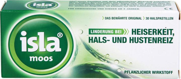 Isla moss throat lozenges, 30 pastilles (30 Piece)