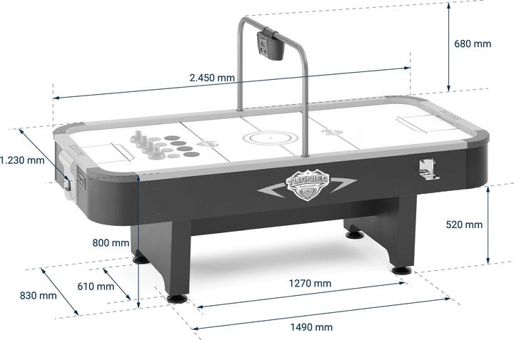 Produktbild Sportime Airhockey-Tisch Turnier 8 ft