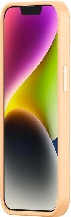 Produktbild Baseus Liquid Silica Gel Case for iPhone 14 Plus (sunglow)+ tempered glass + cleaning kit (Apple iPhone 14 Plus)