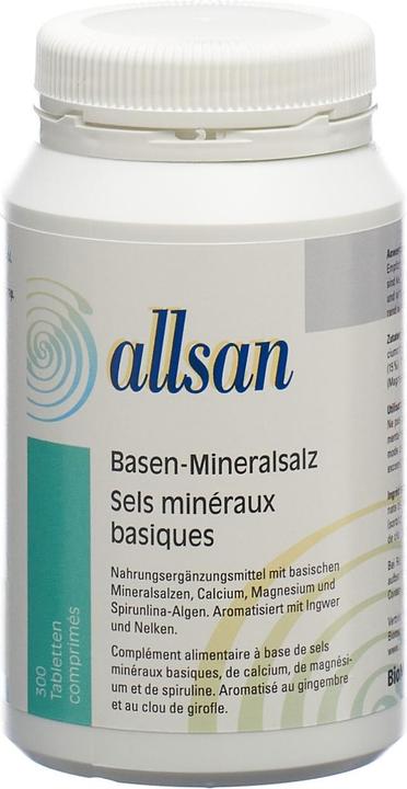Immagine prodotto Allsan Compresse di sale minerale alcalino (300 Pezzo/i, Pillole, 230 g)