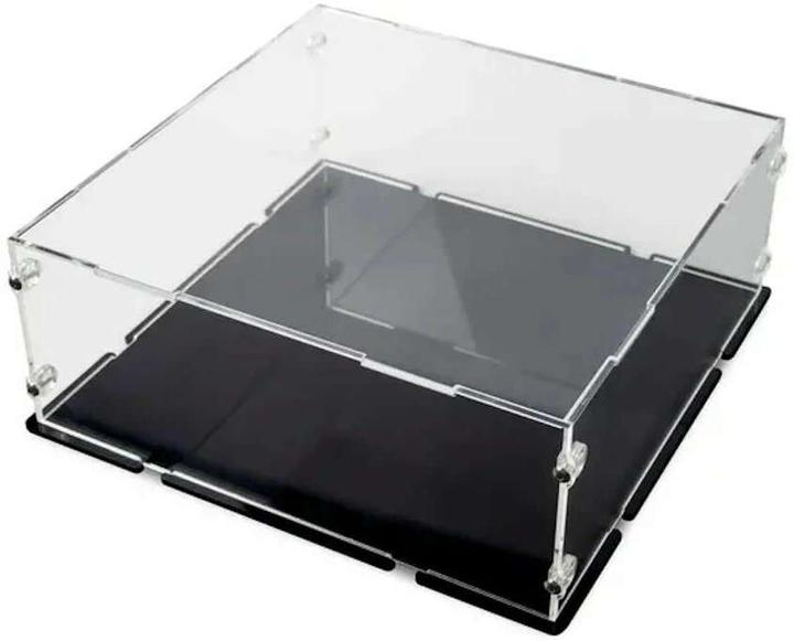 Image du produit iDisplayit Présentoir acrylique pour figurines LEGO® pour plaque 32x32 (avec fond noir)