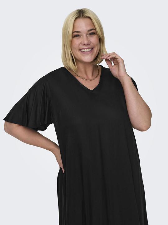 Actual product image Only Curvy V-neck dress with short sleeves (44)