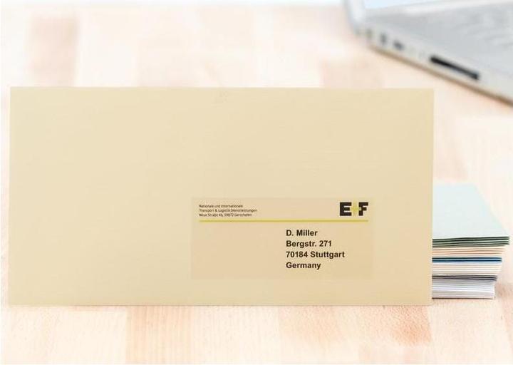 Actual product image HERMA Transparent address labels A4