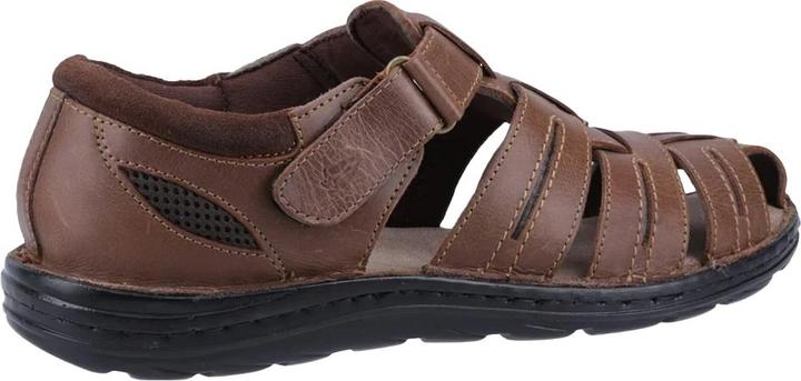 Actual product image Hush Puppies Mens Albert Fisherman Leather Sandals (47)