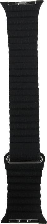 Produktbild Cover-Discount Apple Watch 42 / 44mm - Lederarmband mit Magnetschlaufe schwarz (44 mm, 42 mm, Silikon, Kunstleder)