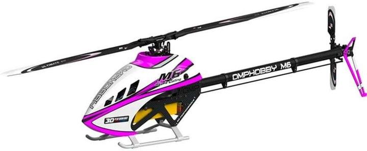 Produktbild OMP Hobby Helikopter M6 Nebula-Pink Bausatz und Rotorblätter
