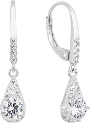 Produktbild Evolution Group Charming silver earrings with zircons 11305.1