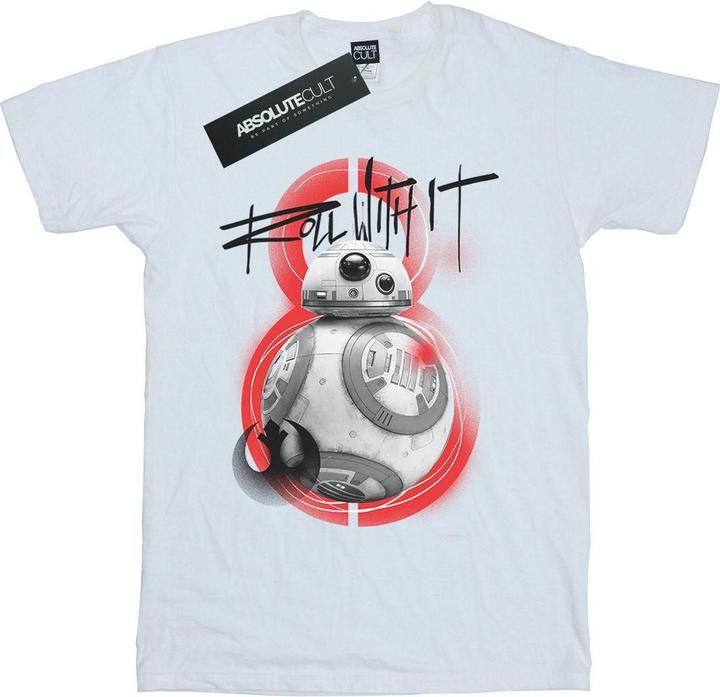 Star Wars The Last Jedi BB8 Roll With It TShirt Jungen