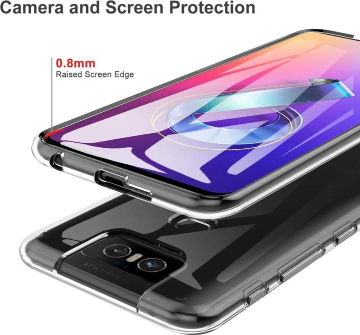Actual product image Screenguard Asus ZenFone 6 Flexible TPU Clear Case (Asus Zenfone 6)