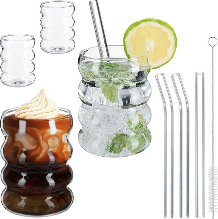 Produktbild Relaxdays 4x Trinkgläser (0.35 l, 4 x)