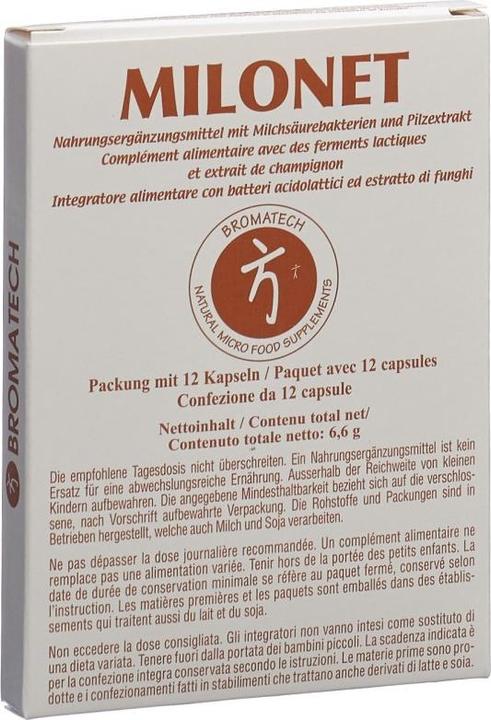 Actual product image Milonet BROMATECH caps (24 Piece, Capsules, 28 g)